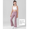image:imageStelle Girls Flare Leggings with Pockets High Waisted Bootcut Yoga Pants Kids Dance Bell Bottoms Leggings16c6blackDusty Lavender