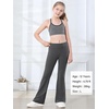 image:imageStelle Girls Flare Leggings with Pockets High Waisted Bootcut Yoga Pants Kids Dance Bell Bottoms Leggings17c7blackGreyGrey Blue