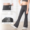 image:imageStelle Girls Flare Leggings with Pockets High Waisted Bootcut Yoga Pants Kids Dance Bell Bottoms Leggings17c7blackGreyGrey Blue