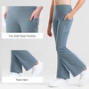 image:imageStelle Girls Flare Leggings with Pockets High Waisted Bootcut Yoga Pants Kids Dance Bell Bottoms Leggings17c7blackGreyGrey Blue
