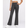 image:imageStelle Girls Fleece Lined Flare Leggings Kids Bell Bottom with Pockets Warm Winter Athletic Yoga PantsCharcoal