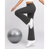 image:imageStelle Girls Fleece Lined Flare Leggings Kids Bell Bottom with Pockets Warm Winter Athletic Yoga PantsCharcoal