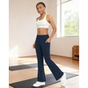 image:imageStelle Girls Fleece Lined Flare Leggings Kids Bell Bottom with Pockets Warm Winter Athletic Yoga PantsNavy