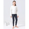 image:imageStelle Girls Fleece Lined Leggings Youth High Waist Warm Winter Athletic Yoga Pants with Hidden PocketA3charcoal