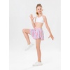 image:imageStelle Girls Flowy Shorts with Pockets Athletic Running Skirt High Waist Butterfly 2 in 1 Sports Short 516 YearsSugar Swirl