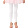 image:imageStelle Girls Footless Tights Ultra Soft Dance Tights for Ballet Gymnastics School ToddlerLittle KidBig Kid2 Pack White