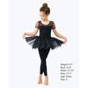 image:imageStelle Girls Footless Tights Ultra Soft Dance Tights for Ballet Gymnastics School ToddlerLittle KidBig KidBlack