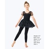 image:imageStelle Girls Footless Tights Ultra Soft Dance Tights for Ballet Gymnastics School ToddlerLittle KidBig KidBlack