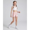 image:imageStelle Girls Gymnastics Shorts Athletic Dance Sparkle Ruffle Short High Waisted Metallic Biker Short for Kids 615 YearsPink