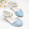 image:imageStelle Girls High Heels Sequins Dress Sandals Princess Dress Shoes Flower Wedding Party ShoesElsa Blue