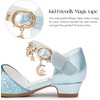 image:imageStelle Girls High Heels Sequins Dress Sandals Princess Dress Shoes Flower Wedding Party ShoesElsa Blue
