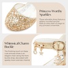 image:imageStelle Girls High Heels Sequins Dress Sandals Princess Dress Shoes Flower Wedding Party ShoesGold