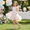 image:imageStelle Girls High Heels Sequins Dress Sandals Princess Dress Shoes Flower Wedding Party ShoesRedhot Pink Glitter