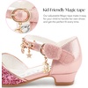image:imageStelle Girls High Heels Sequins Dress Sandals Princess Dress Shoes Flower Wedding Party ShoesRedhot Pink Glitter