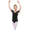 image:imageStelle Girls Leotards Black Ballet Dance Leotards Ruffle Short Sleeve Gymnastics OutfitsToddlerLittle KidBig KidBlack