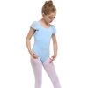 image:imageStelle Girls Leotards Black Ballet Dance Leotards Ruffle Short Sleeve Gymnastics OutfitsToddlerLittle KidBig KidBlue