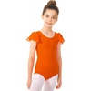 image:imageStelle Girls Leotards Black Ballet Dance Leotards Ruffle Short Sleeve Gymnastics OutfitsToddlerLittle KidBig KidOrange