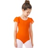 image:imageStelle Girls Leotards Black Ballet Dance Leotards Ruffle Short Sleeve Gymnastics OutfitsToddlerLittle KidBig KidOrange