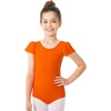 image:imageStelle Girls Leotards Black Ballet Dance Leotards Ruffle Short Sleeve Gymnastics OutfitsToddlerLittle KidBig KidOrange