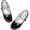 image:imageStelle Girls Mary Jane Dress Shoes Low Heel Glitter Patent Bow Kids Party Wedding Flower Girl School ShoesToddlerLittleBig KidClassic Patentblack