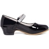 image:imageStelle Girls Mary Jane Dress Shoes Low Heel Glitter Patent Bow Kids Party Wedding Flower Girl School ShoesToddlerLittleBig KidClassic Patentblack