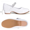 image:imageStelle Girls Mary Jane Dress Shoes Low Heel Glitter Patent Bow Kids Party Wedding Flower Girl School ShoesToddlerLittleBig KidClassic Patentwhite