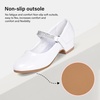 image:imageStelle Girls Mary Jane Dress Shoes Low Heel Glitter Patent Bow Kids Party Wedding Flower Girl School ShoesToddlerLittleBig KidClassic Patentwhite