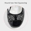 image:imageStelle Girls Mary Jane Dress Shoes Low Heel Glitter Patent Bow Kids Party Wedding Flower Girl School ShoesToddlerLittleBig KidElegant Square Buckleblack