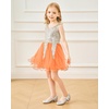 image:imageStelle Girls Mary Jane Dress Shoes Low Heel Glitter Patent Bow Kids Party Wedding Flower Girl School ShoesToddlerLittleBig KidGlitter Mary Janelight Silver