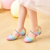 image:imageStelle Girls Mary Jane Dress Shoes Low Heel Glitter Patent Bow Kids Party Wedding Flower Girl School ShoesToddlerLittleBig KidGlitter Mary Janerainbow