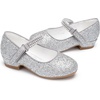 image:imageStelle Girls Mary Jane Dress Shoes Low Heel Glitter Patent Bow Kids Party Wedding Flower Girl School ShoesToddlerLittleBig KidGlitter Mary Janesilver