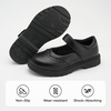 image:imageStelle Girls School Shoes Chunky Oxford Mary Jane Flats  Chunky sole Cushioned comfort Laceup style Durable outsole School uniform Everyday supportBlack