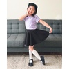 image:imageStelle Girls Skirt Casual Flare Plain Pleated Stretch Waist Skater Skirts Uniform Skorts with Built in Shorts 415 YearsBlack