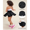 image:imageStelle Girls Skirt Casual Flare Plain Pleated Stretch Waist Skater Skirts Uniform Skorts with Built in Shorts 415 YearsBlack
