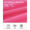 image:imageStelle Girls Skirt Casual Flare Plain Pleated Stretch Waist Skater Skirts Uniform Skorts with Built in Shorts 415 YearsHot Pink