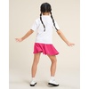 image:imageStelle Girls Skirt Casual Flare Plain Pleated Stretch Waist Skater Skirts Uniform Skorts with Built in Shorts 415 YearsHot Pink