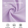 image:imageStelle Girls Skirt Casual Flare Plain Pleated Stretch Waist Skater Skirts Uniform Skorts with Built in Shorts 415 YearsLilac