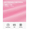 image:imageStelle Girls Skirt Casual Flare Plain Pleated Stretch Waist Skater Skirts Uniform Skorts with Built in Shorts 415 YearsPink