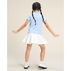 image:imageStelle Girls Skirt Casual Flare Plain Pleated Stretch Waist Skater Skirts Uniform Skorts with Built in Shorts 415 YearsWhite