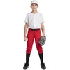 image:imageStelle Girls Softball Pants Kids Knickers KneeHigh Pants with Pockets for Youth Tee Ball amp Fastpitch StyleRed