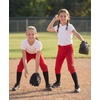 image:imageStelle Girls Softball Pants Kids Knickers KneeHigh Pants with Pockets for Youth Tee Ball amp Fastpitch StyleRed