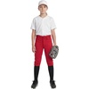 image:imageStelle Girls Softball Pants Kids Knickers KneeHigh Pants with Pockets for Youth Tee Ball amp Fastpitch StyleRed