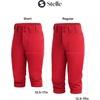 image:imageStelle Girls Softball Pants Kids Knickers KneeHigh Pants with Pockets for Youth Tee Ball amp Fastpitch StyleRed