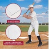 image:imageStelle Girls Softball Pants Kids Knickers KneeHigh Pants with Pockets for Youth Tee Ball amp Fastpitch StyleWhite