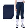 image:imageStelle Girls Softball Pants Youth Kids Baseball Pants Fastpitch Pants with Pockets Boys Tee BallNavy