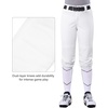 image:imageStelle Girls Softball Pants Youth Kids Baseball Pants Fastpitch Pants with Pockets Boys Tee BallWhite