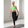 image:imageStelle Girls Sports Bra Training Bras Scoop Neck Athletic Cross Back Yoga Bra Dance Crop TopNeon Green