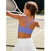 image:imageStelle Girls Sports Bra Training Bras Scoop Neck Athletic Cross Back Yoga Bra Dance Crop TopPeriwinkle