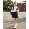 image:imageStelle Girls Tennis Skirts with Inner Shorts Pockets Golf Skirts Athletic Running Workout Pleated Skort 515YearsBlack