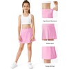 image:imageStelle Girls Tennis Skirts with Inner Shorts Pockets Golf Skirts Athletic Running Workout Pleated Skort 515YearsCotton Candy
